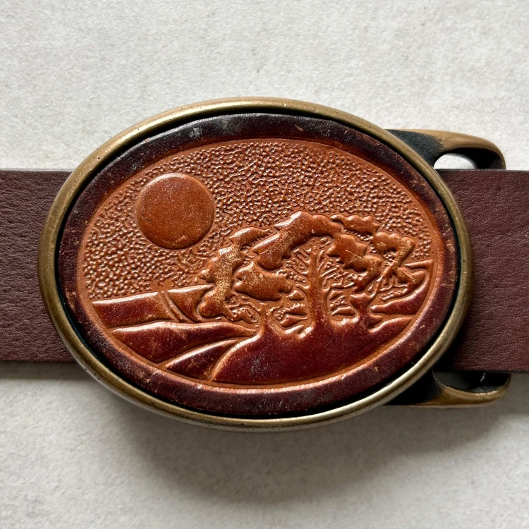 Colonial Leather lata 70/80 z paskiem