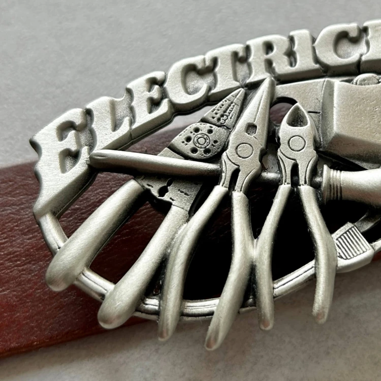 Electrician lata 90 z paskiem  