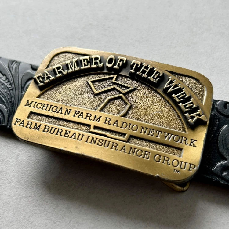 Farmer lata 70/80 z paskiem   