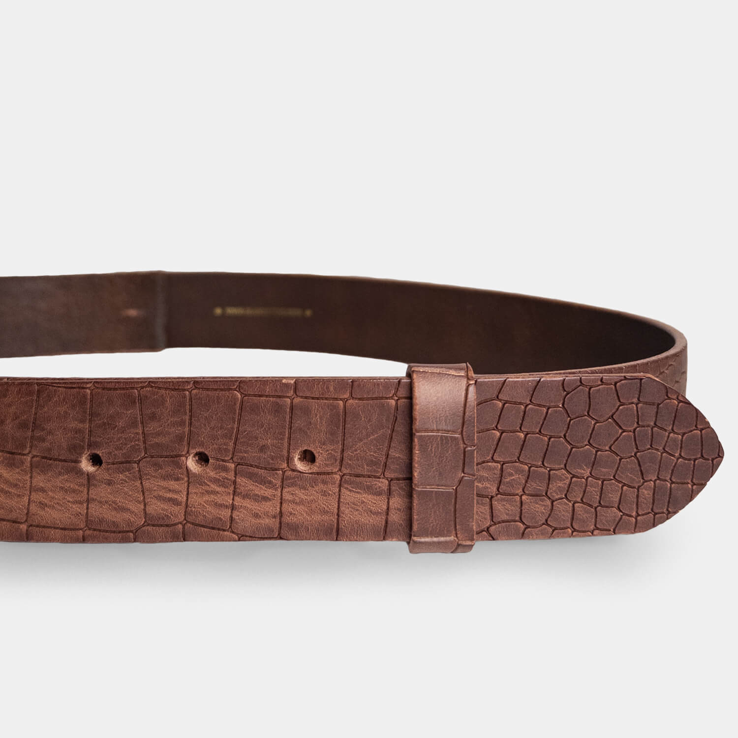 Sama skóra – Brąz Kroko Mat – 40 mm