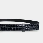 Sama skóra – Czarna Kroko lux – 30 mm