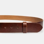 Sama skóra – Kasztanowy Brąz Gloss – 40 mm