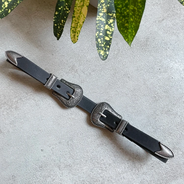 nr 70 western set double |  pasek 20 mm